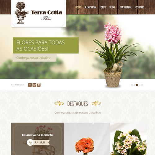 Terra Cotta Flores